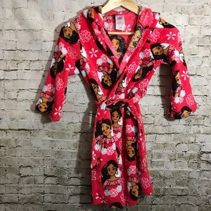 Disney Elena of Avalon hooded robe girls size 6